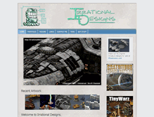 Tablet Screenshot of irrationaldesigns.com